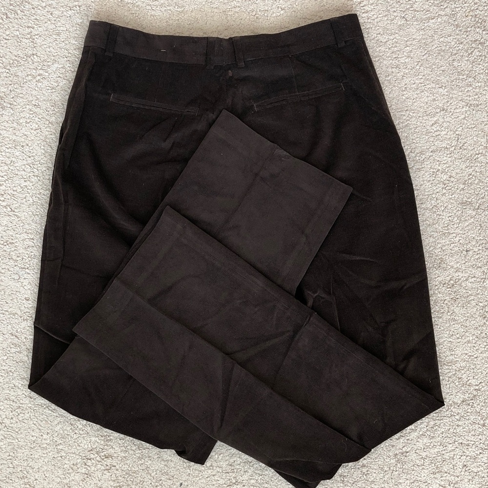Perry Ellis Men's Dark Brown Corduroy Pants - Picture 6 of 8